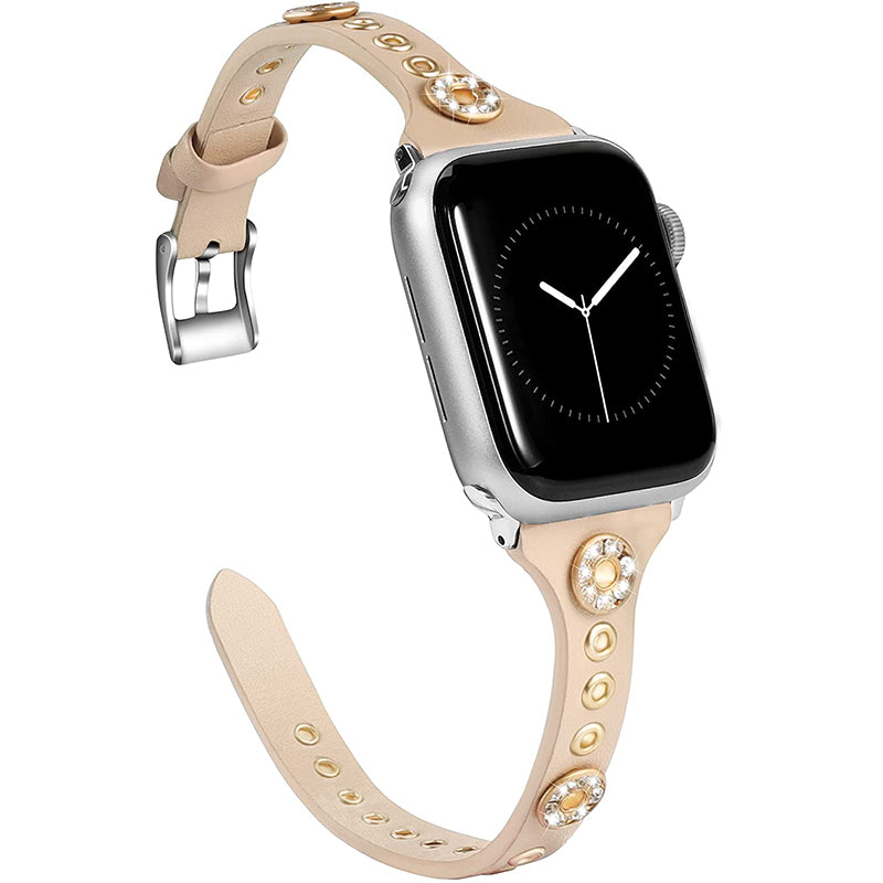 Silver Apple Watch Rose Gold Band  Apple Watch Band Women Silver