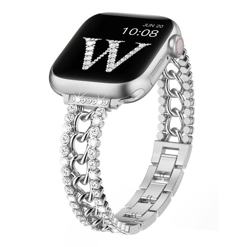 Compatible avec Apple Watch Bracelet42mm 44mm 45mm 49mm, Acier