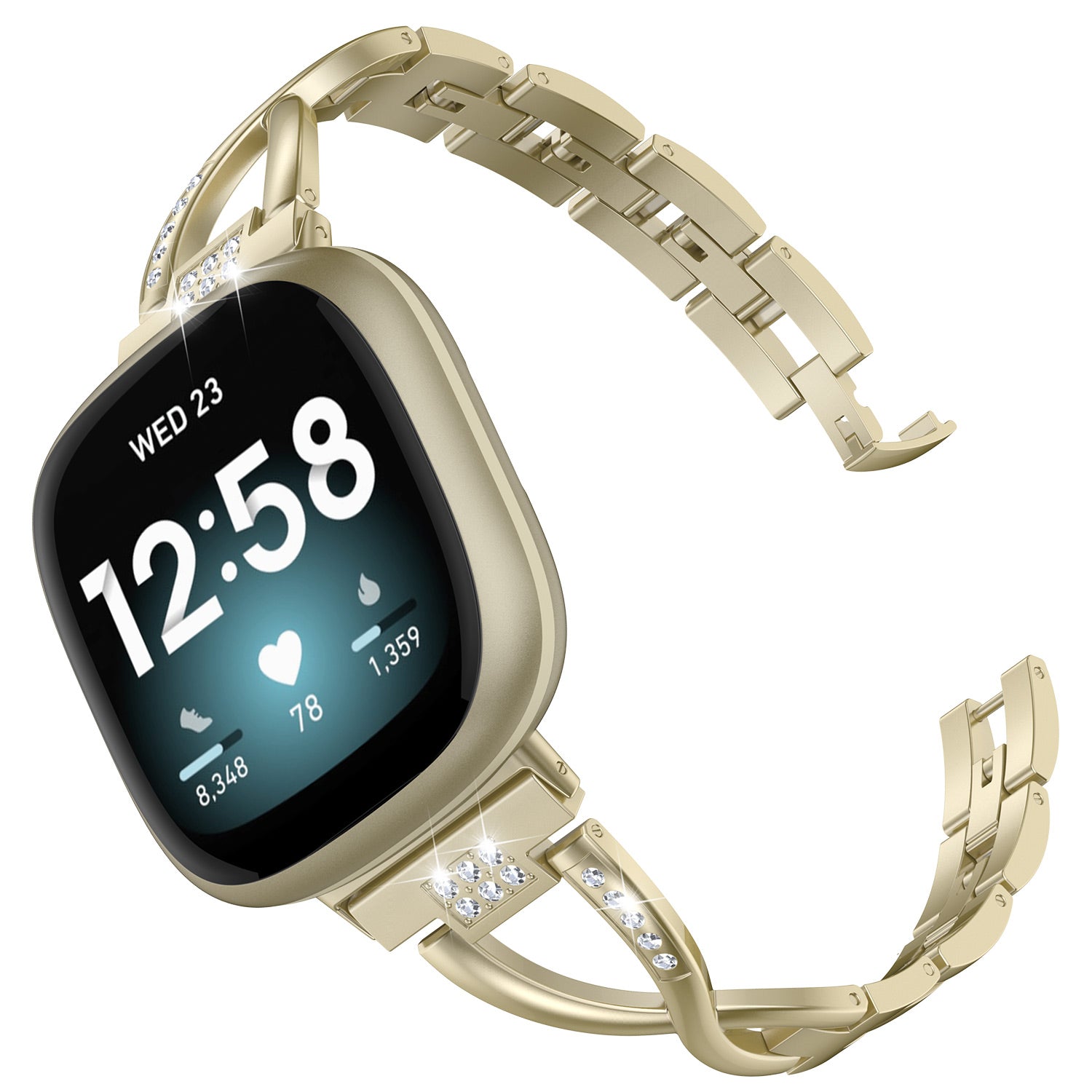 Shops Gold fitbit sense