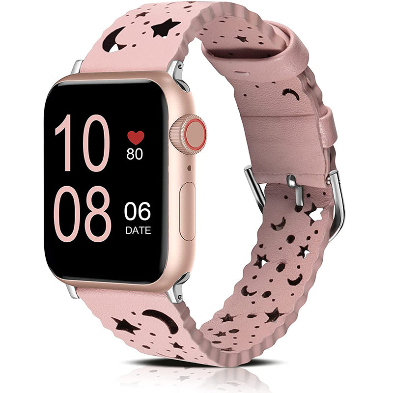 Wearlizer Leather Band Compatible with Apple Watch Band Women 38mm