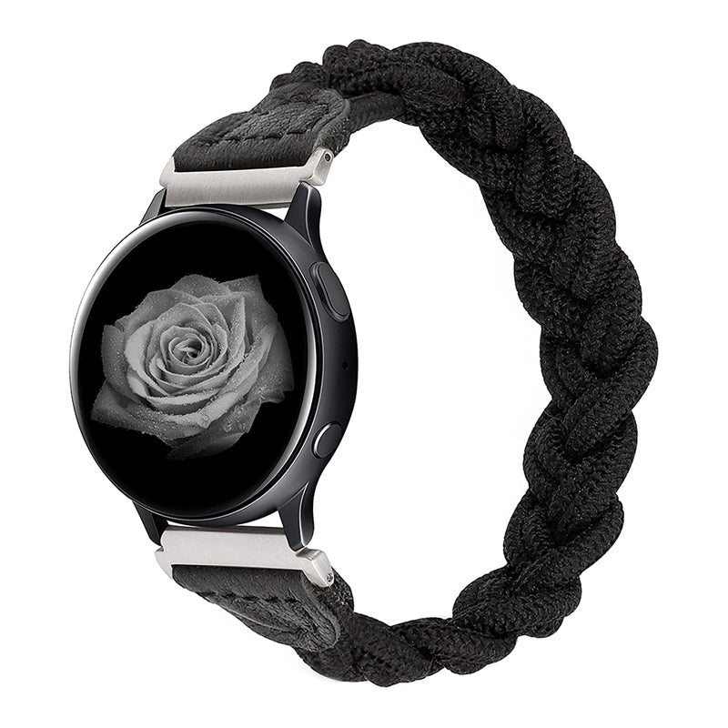  20mm Dressy Bands Compatible with Samsung Galaxy Watch 6/Watch  5/Watch 4/Watch 3/Active 2/Active Watch Bands Women's Bling Metal Wristband  Strap, Black : Cell Phones & Accessories